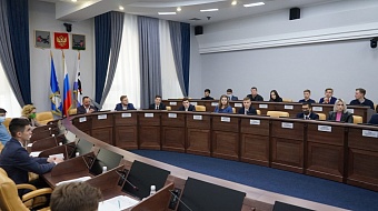 Молодежный парламент при Думе Иркутска провел свое первое заседание